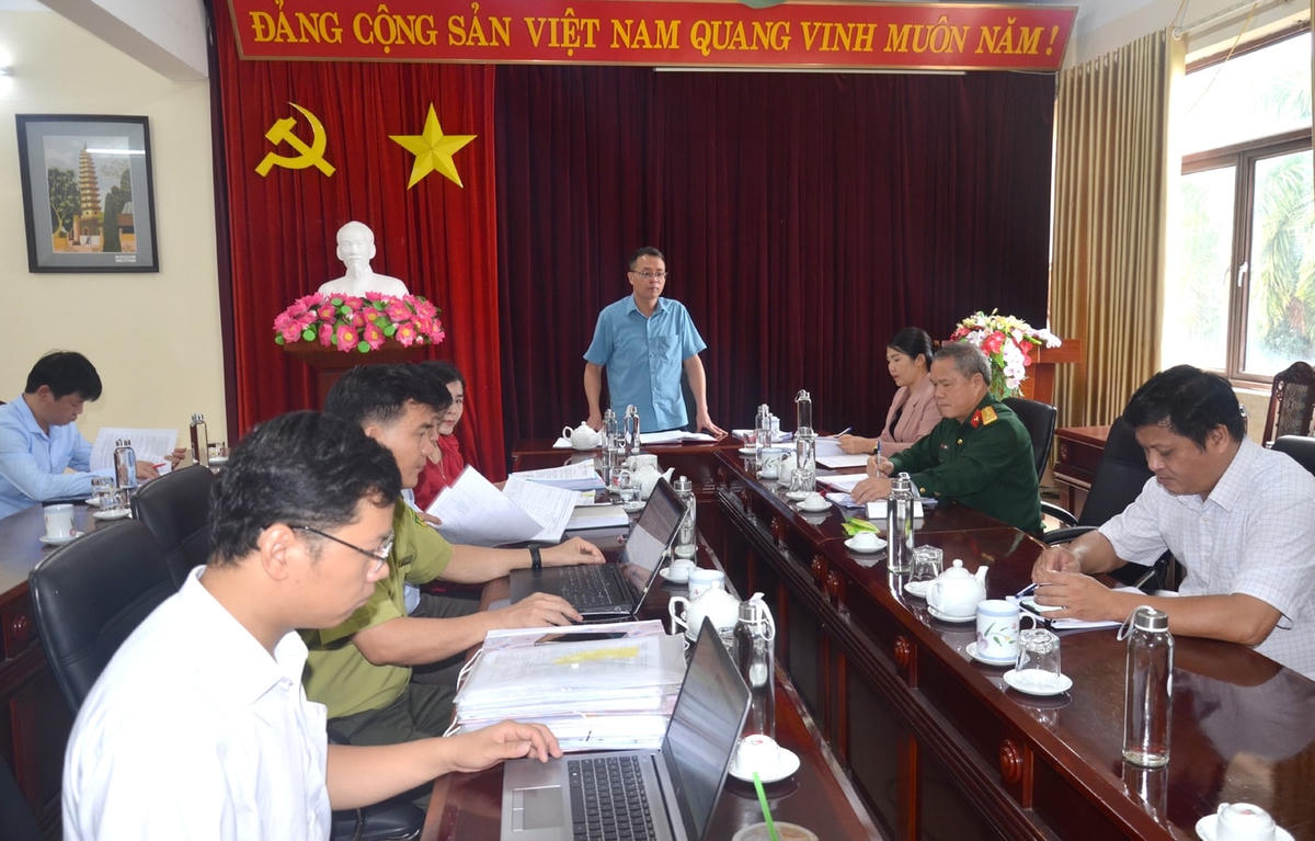Buổi giám sát của Ban Dân tộc, HĐND tỉnh Bắc Kạn. Ảnh: Thu Trang.