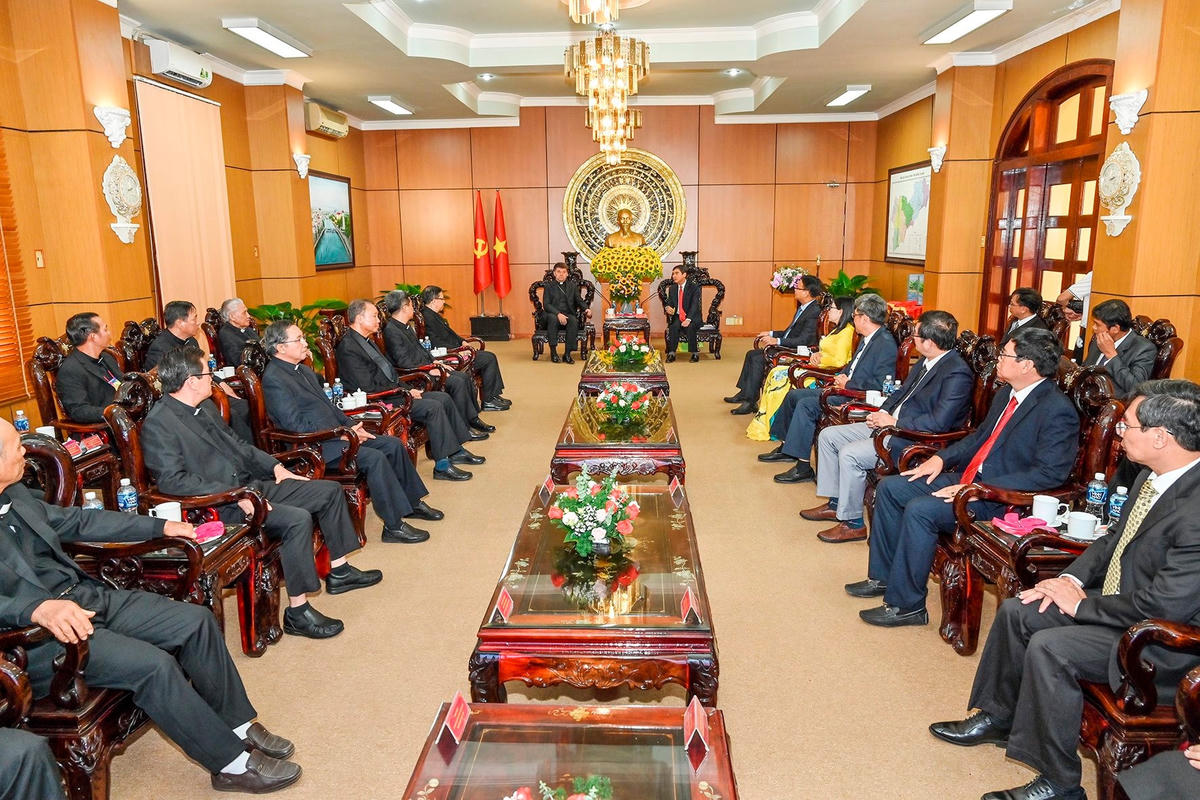 Quang cảnh buổi gặp gỡ. 