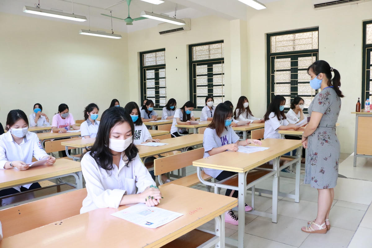 Thí sinh dự thi tốt nghiệp THPT.