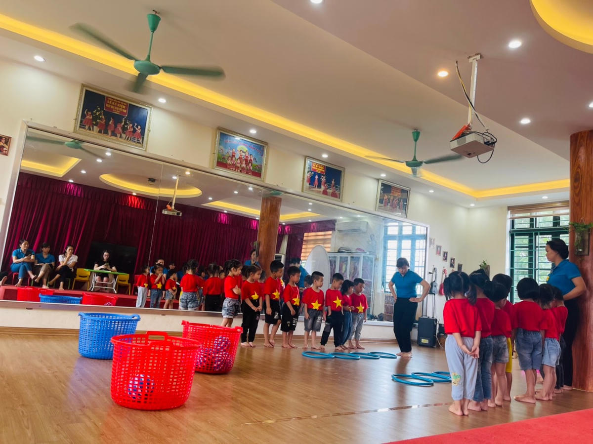 Trường mầm non Dân Hòa: Vững bước đi lên, hướng tới trường chuẩn Quốc gia mức độ 2