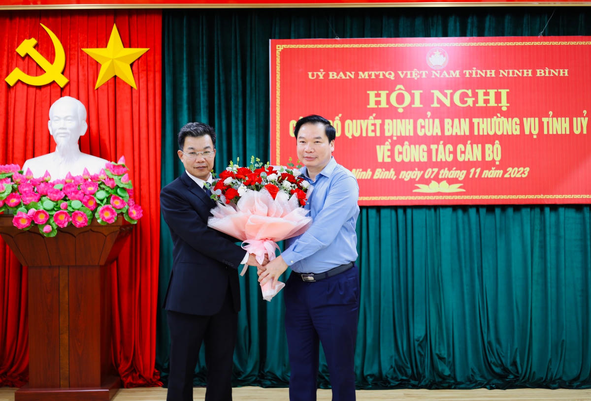 MTTQ tỉnh Ninh Bình có Chủ tịch mới
