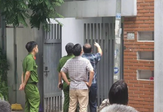 Hiện trường vụ việc.