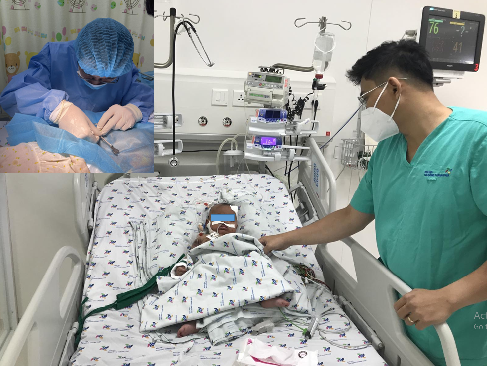 Trẻ được cấp cứu kịp thời tại Bệnh viện. 
