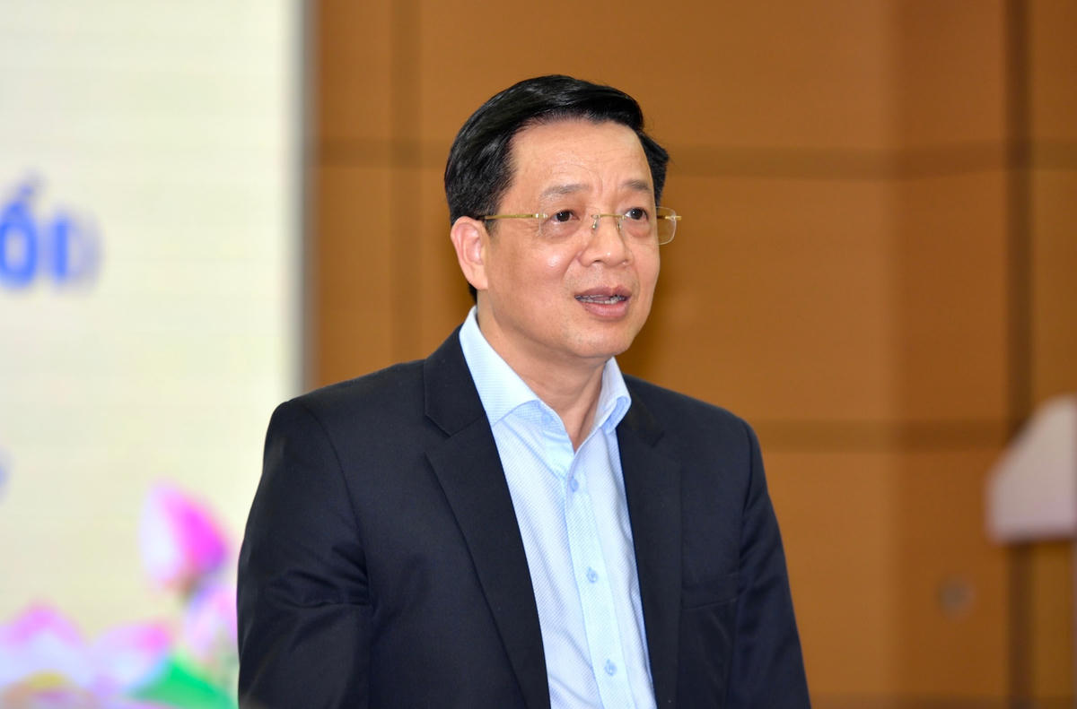 Chủ tịch Ủy ban MTTQ Việt Nam tỉnh Quảng Ninh Nguyễn Văn Hồi phát biểu khai mạc Hội nghị.