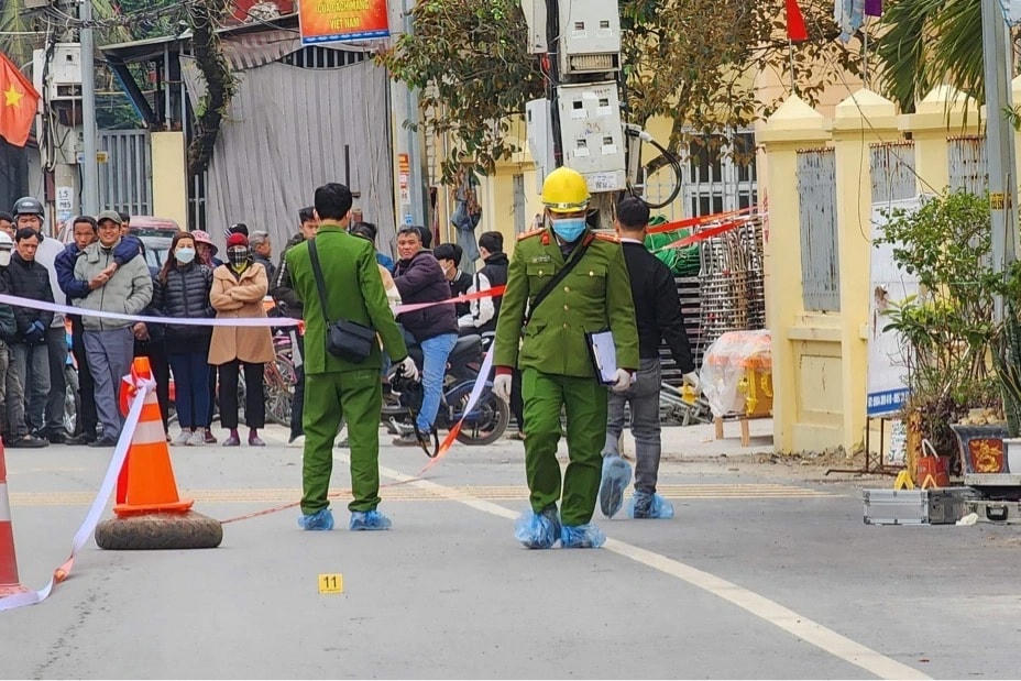 Hiện trường vụ án. (Ảnh: V.C.). Nguồn: Dân Trí.