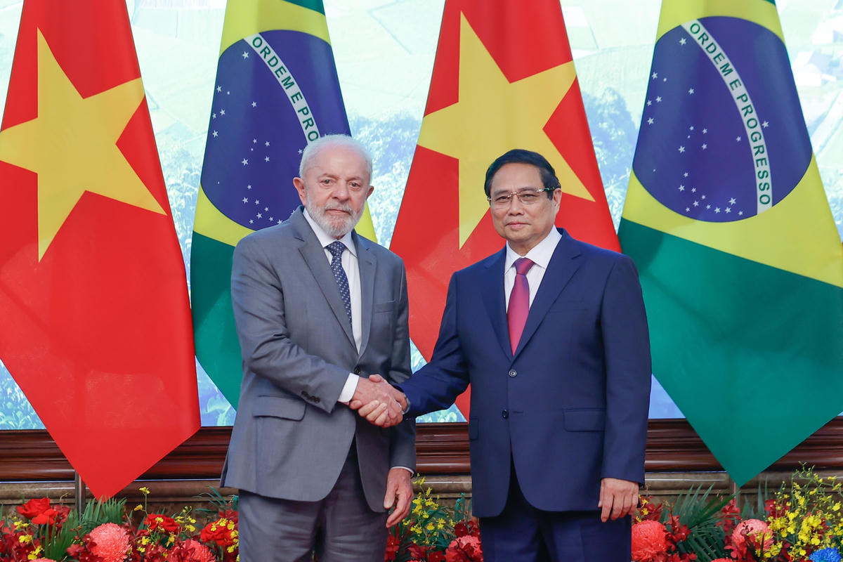 Thủ tướng Phạm Minh Chính hội kiến Tổng thống Brazil: Quyết tâm đưa thương mại song phương lên 15 tỷ USD vào năm 2030- Ảnh 3.