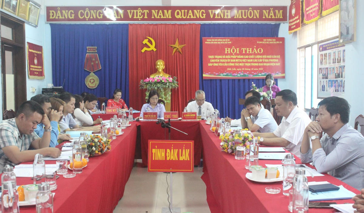 Quang cảnh Hội thảo.