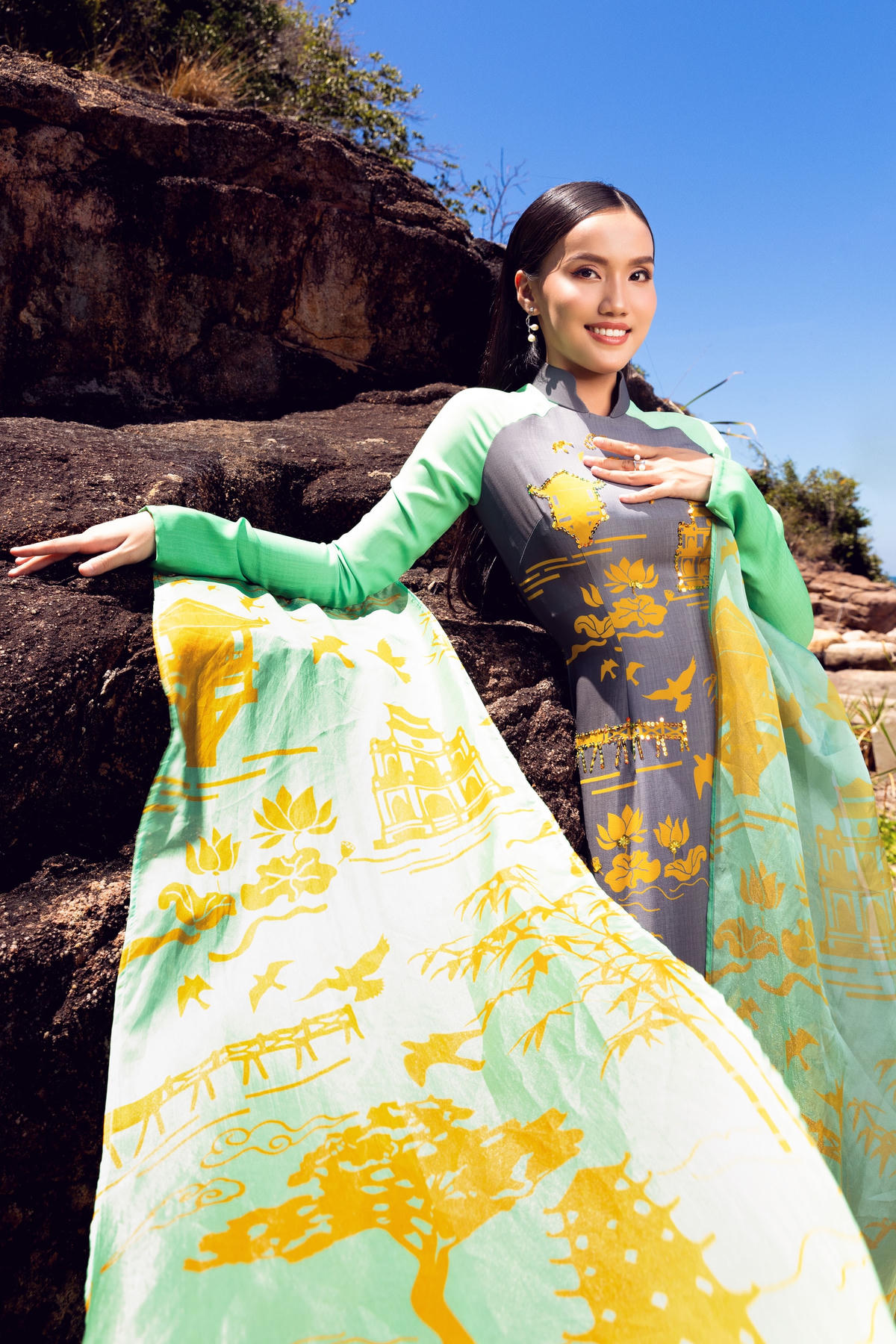 Với danh hiệu người đẹp Du lịch, Lê Thị Kim Hậu là thí sinh tiếp theo bước vào Top 20 Miss World Vietnam 2023.