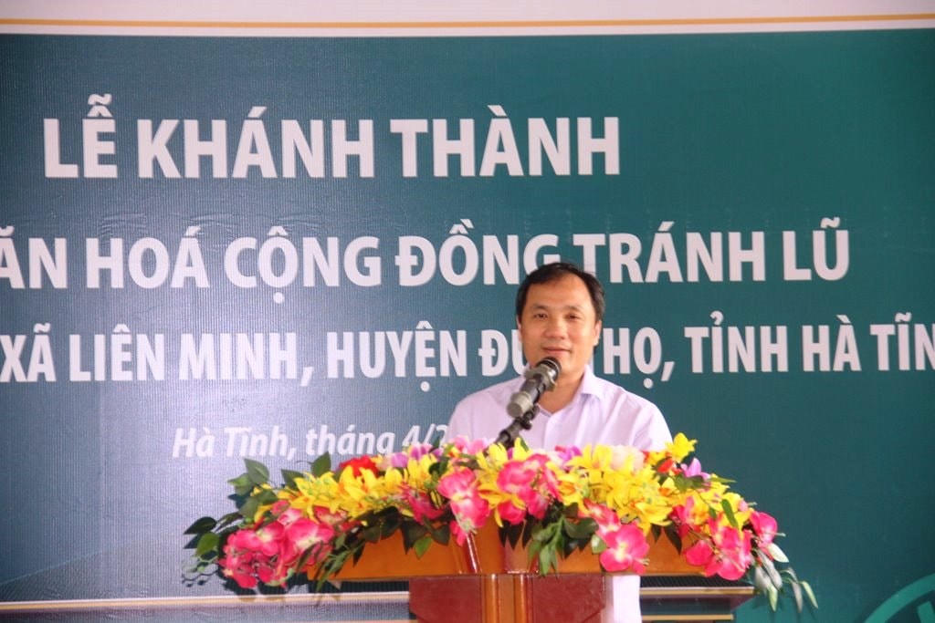 Bí thư Tỉnh ủy Hà Tĩnh Hoàng Trung Dũng phát biểu.