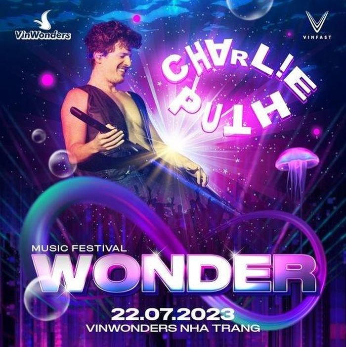 Charlie Puth sẽ là nghệ sĩ quốc tế trình diễn chính tại sự kiện 8Wonder tại Nha Trang. Ảnh: VinWonder.