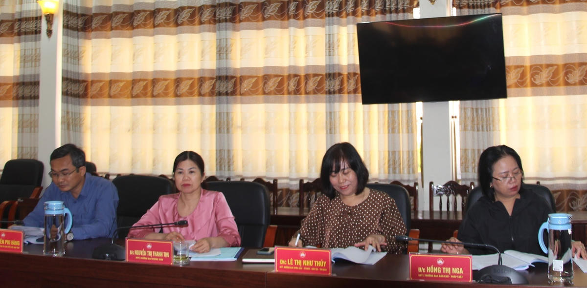 Các đại biểu tham dự cuộc họp.