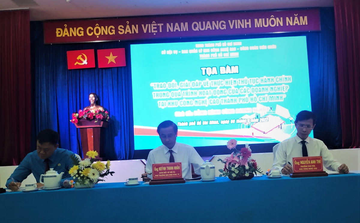 Sở ngành TP HCM đối thoại trực tiếp với doanh nghiệp về hồ sơ hành chính