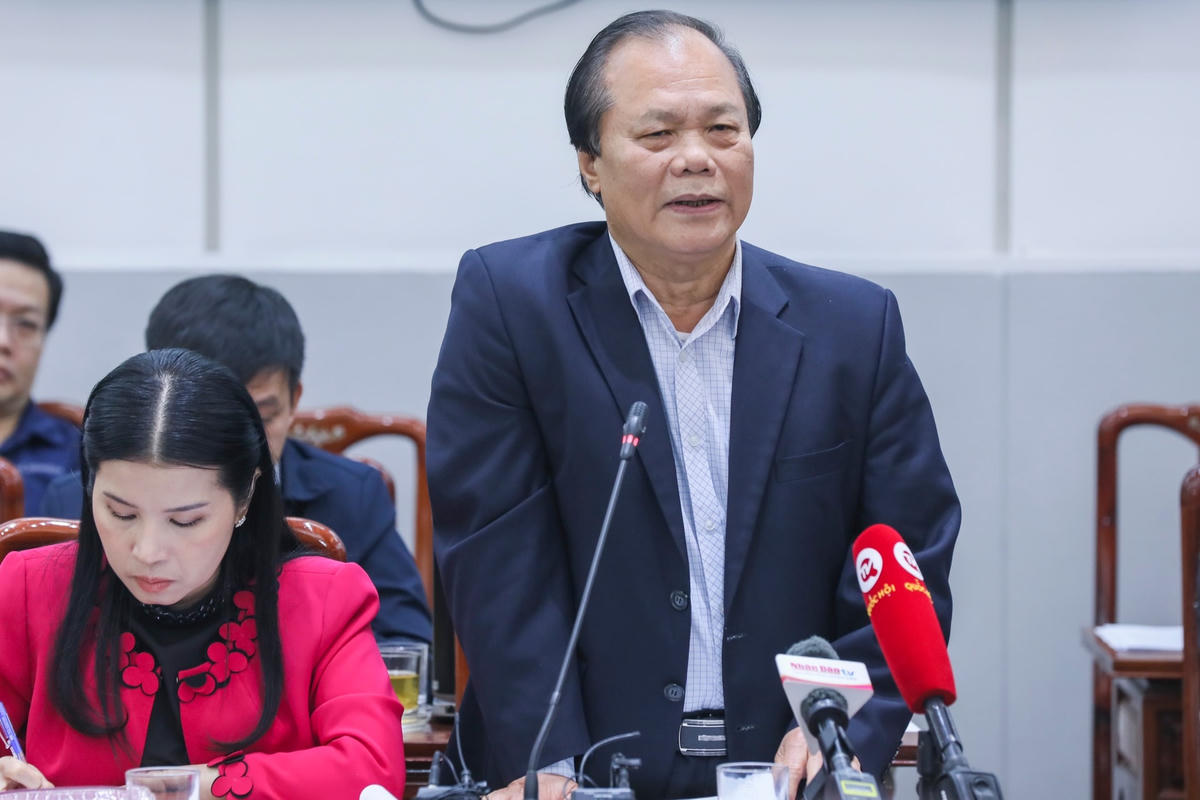 Ông Phan Trung Lý phát biểu tại Hội nghị.