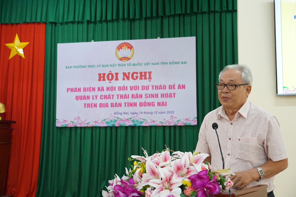 Đại biểu góp ý đề án. Ảnh: Mạnh Thìn.