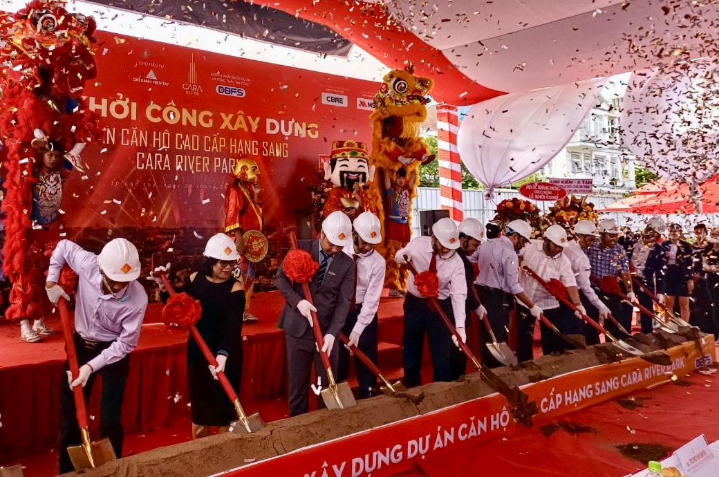 Lễ khởi công khu căn hộ chung cư Kim Cương - Cara River Park.