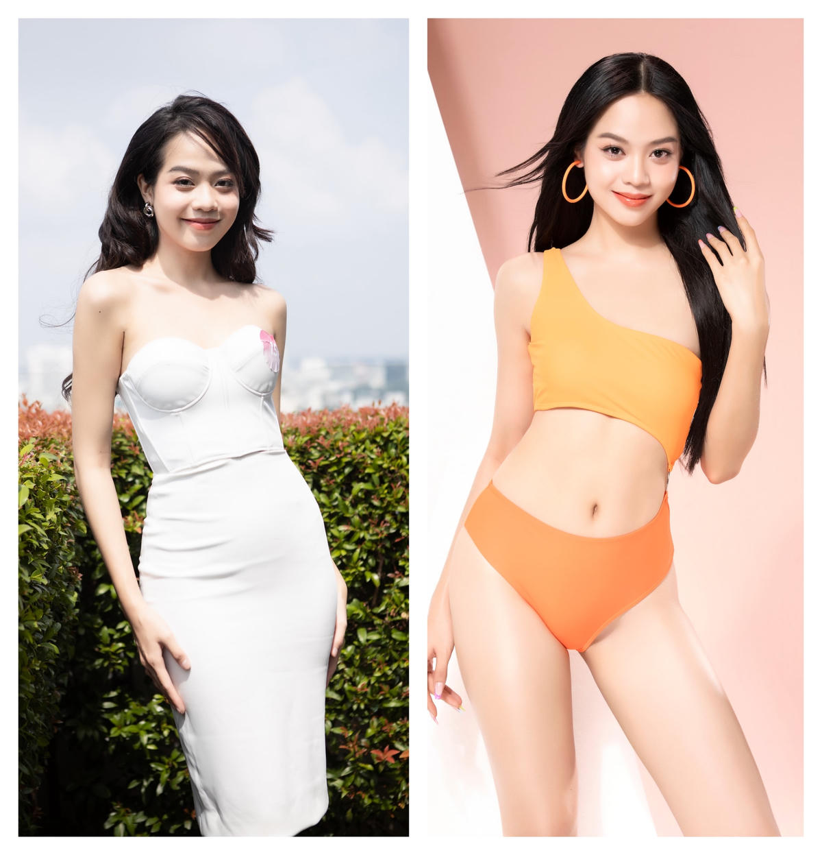 Nhan sắc thời điểm mới đăng quang của Hoa hậu Thanh Thủy. 