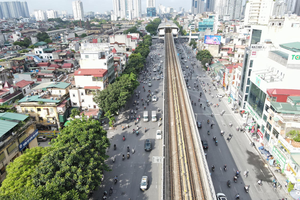 Tuyến đường Nguyễn Trãi sẽ có thêm 8 "lô cốt" trong tháng 6. Ảnh minh họa.