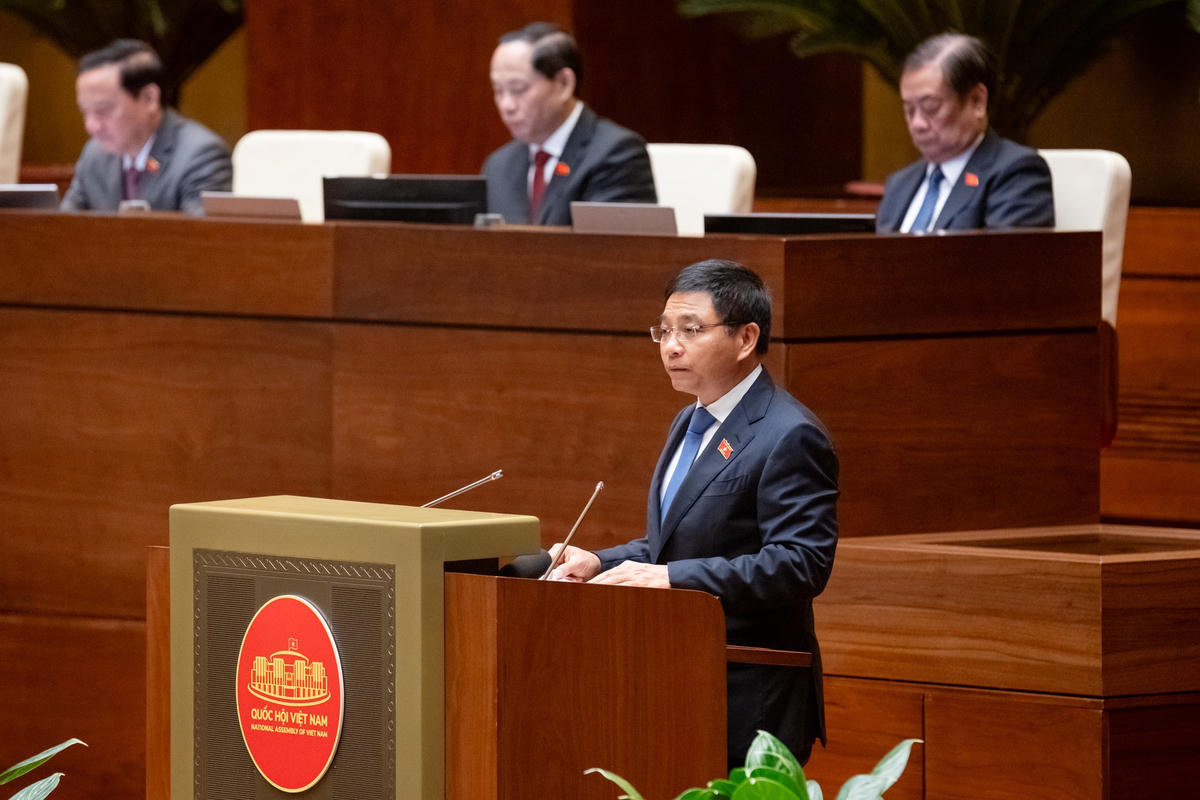 Z72_0173- Bộ trưởng Bộ Tài chính Nguyễn Văn Thắng