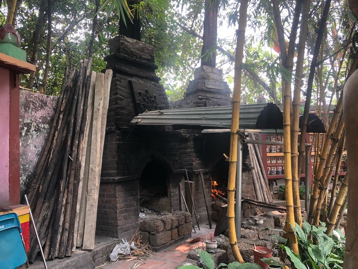 Khu vực hoả táng.