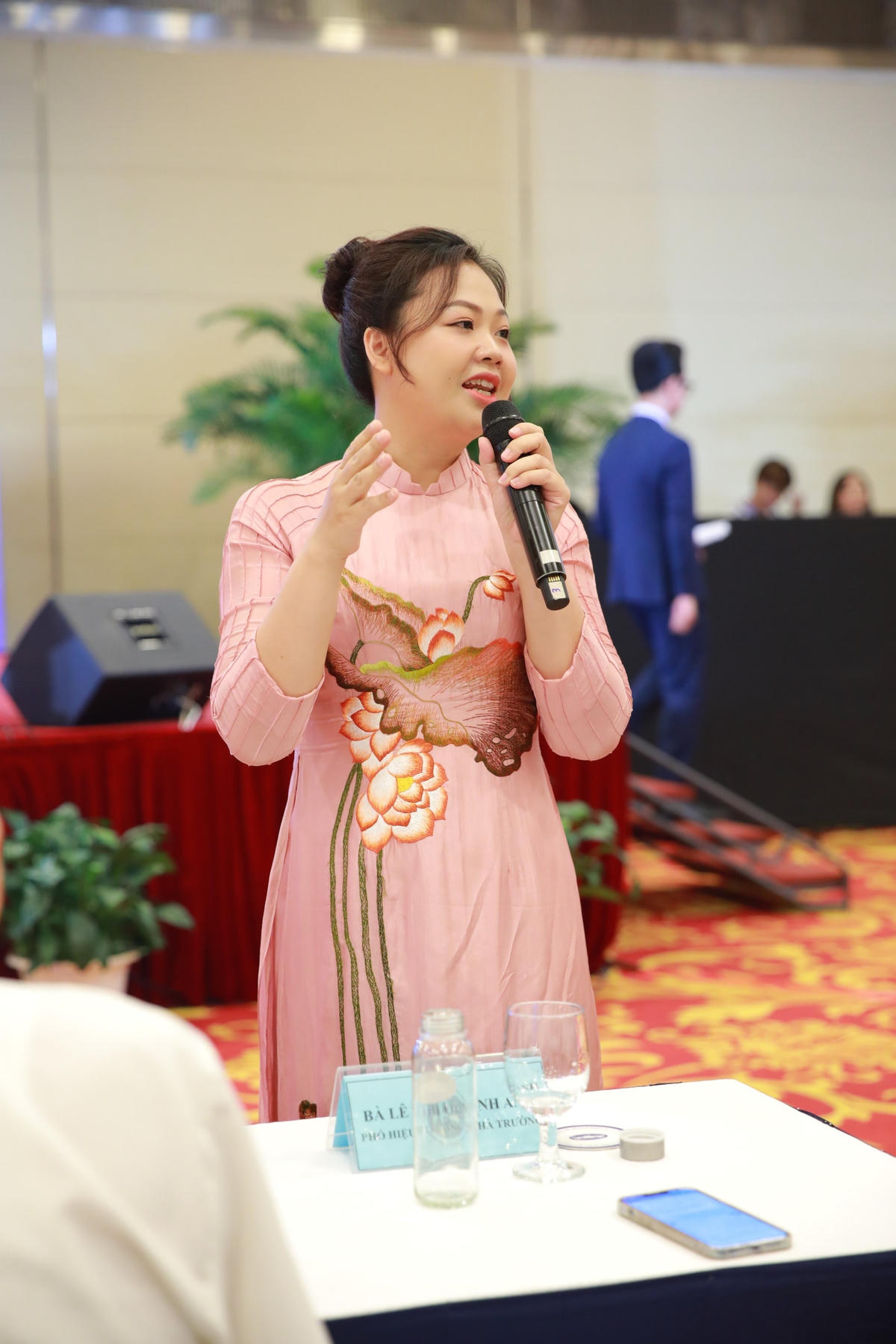 Bà Lê Thị Quỳnh Anh, Hiệu phó Trường Cao đẳng Công nghệ Bách khoa Hà Nội.