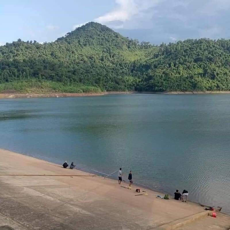 Đập Thác Chuối, nơi xảy ra vụ đuối nước thương tâm.