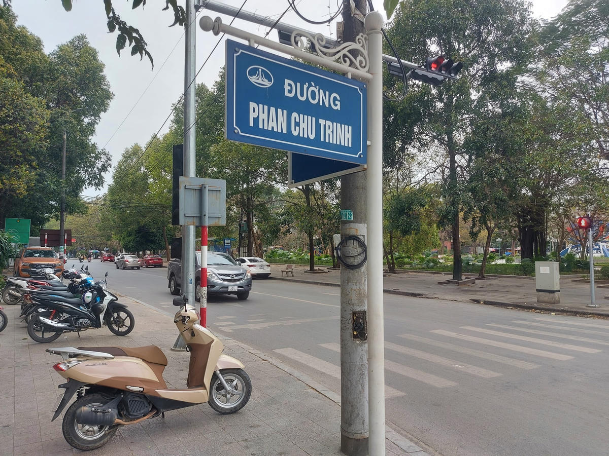 Một phần của tuyến đường Phan Chu Trinh sẽ được bố trí để làm phố đi bộ.