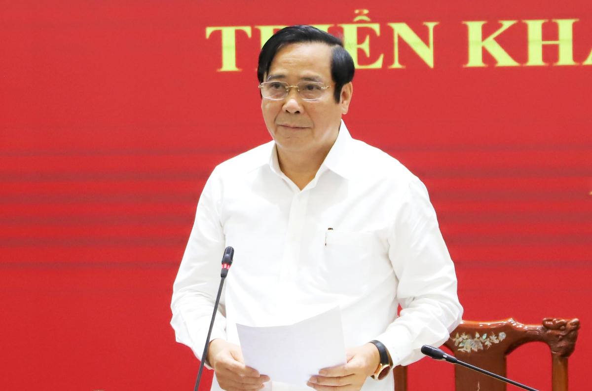 Ông Nguyễn Thanh Bình, Chủ tịch Trung ương Hội NCT Việt Nam phát biểu tại Hội nghị.