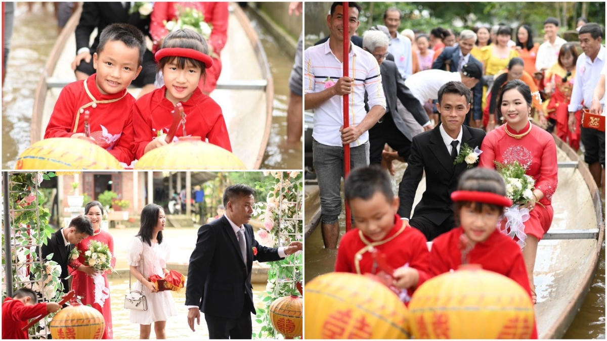 Tuy nhiên, cả cô dâu và chú rể cũng như khách mời của hai bên gia đình đều tươi cười, vui vẻ để chúc phúc cho đôi “tân lang, tân giai nhân”.