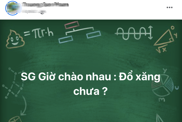 Bạn trẻ vô tư chia sẻ.