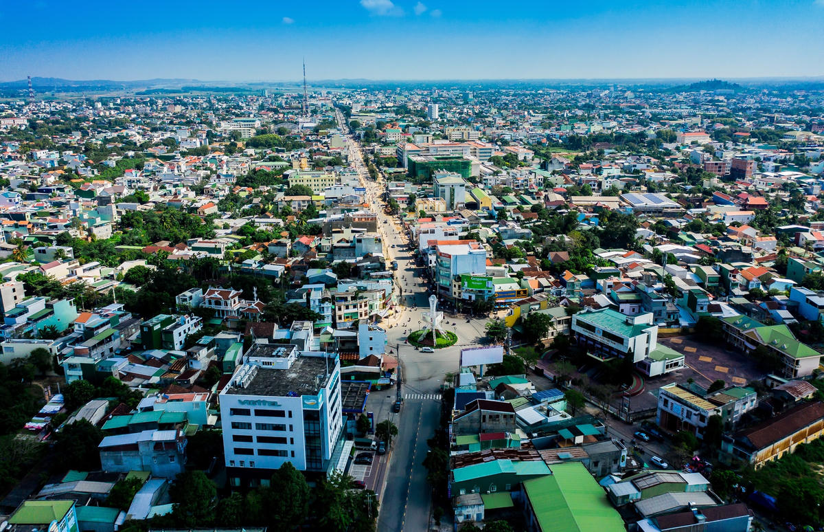 Một góc TP Quảng Ngãi.