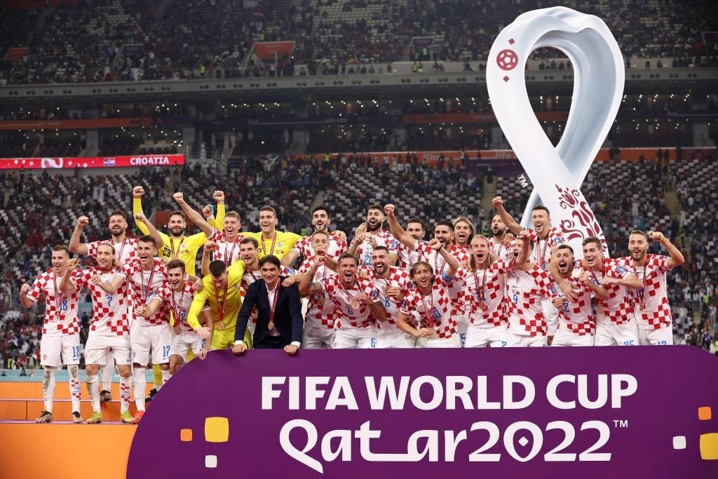 Croatia giành Huy chương Đồng World Cup 2022.