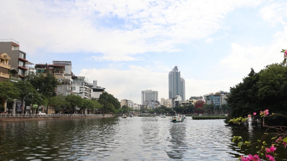 Không gian Đảo Ngọc - Ngũ Xã. Ảnh TL.