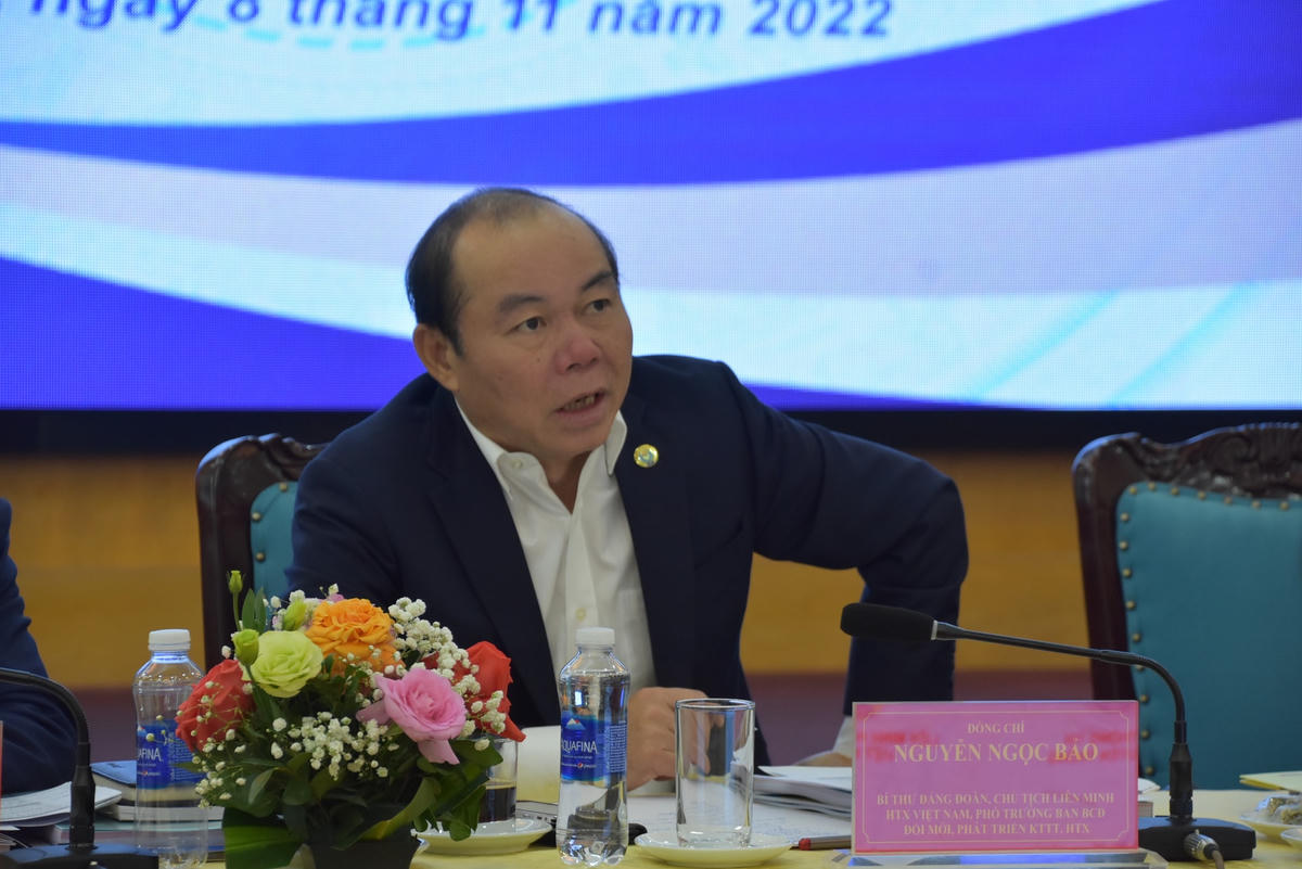 Ông Nguyễn Ngọc Bảo, Chủ tịch Liên minh Hợp tác xã Việt Nam.