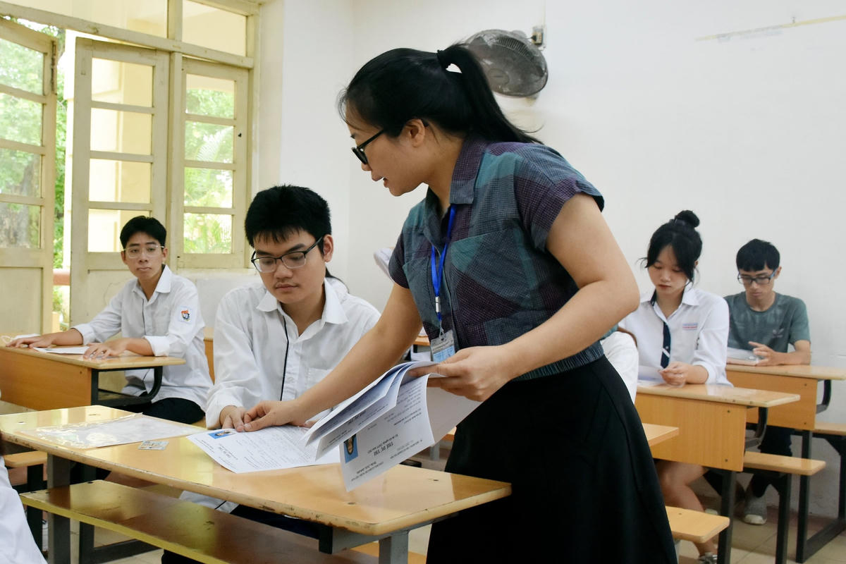 Thí sinh dự thi tốt nghiệp THPT năm 2023.