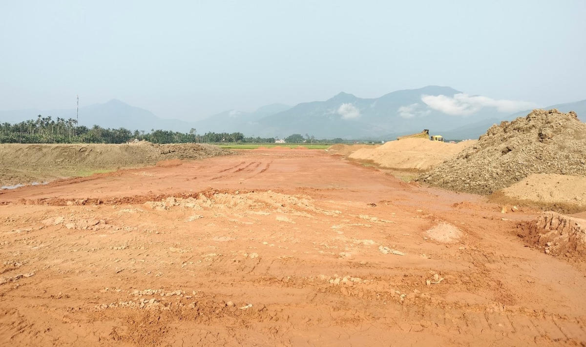 Mặt bằng một khu tái định cư cho người dân vùng giải tỏa do ảnh hưởng cao tốc.
