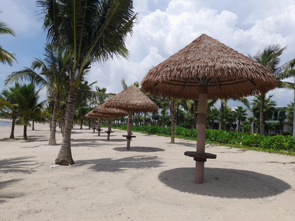 Bãi tắm cơ bản hoàn thành nhưng chưa thể bàn giao cho chính quyền địa phương để phục vụ người dân và du khách đến Đồ Sơn.