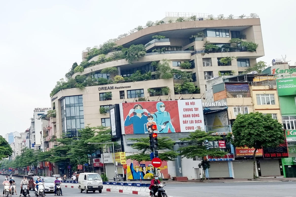 Trong 3 năm ảnh hưởng của dịch bệnh Covid-19 các doanh nghiệp trong ngành Quảng cáo Thủ đô luôn chung tay với các cấp tuyên truyền phòng chống dịch Covid-19.
