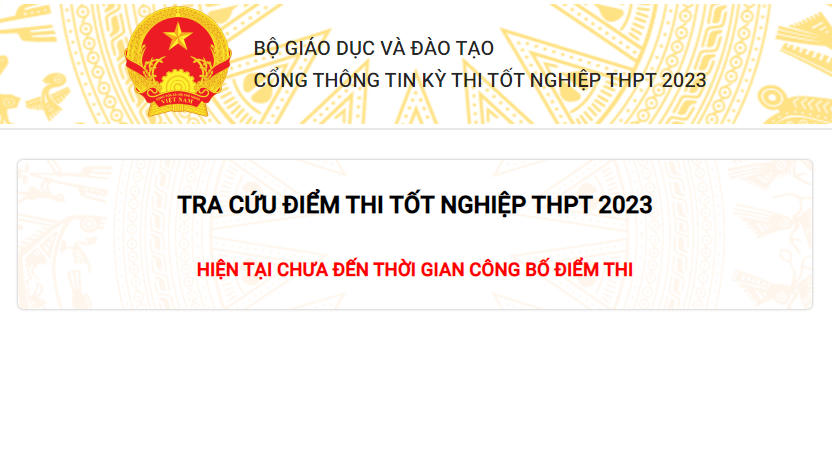 Thí sinh có thể tra cứu điểm thi tốt nghiệp THPT năm 2023 trên hệ thống quản lý kỳ thi tốt nghiệp THPT của Bộ GDĐT.