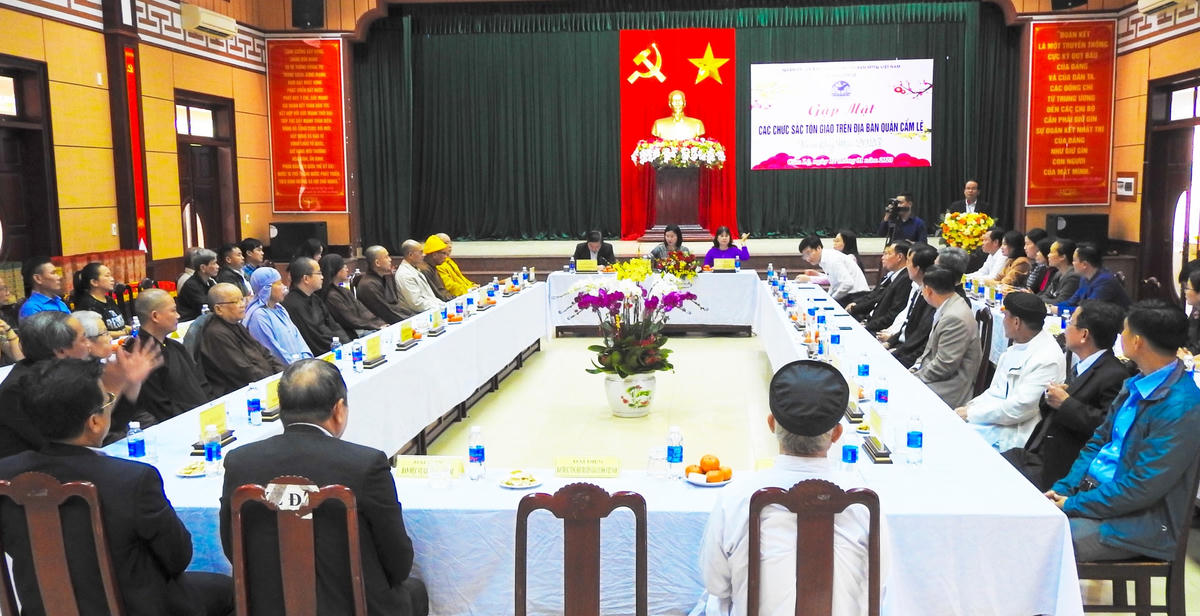 Quang cảnh buổi gặp mặt. Ảnh: Thanh Tùng.