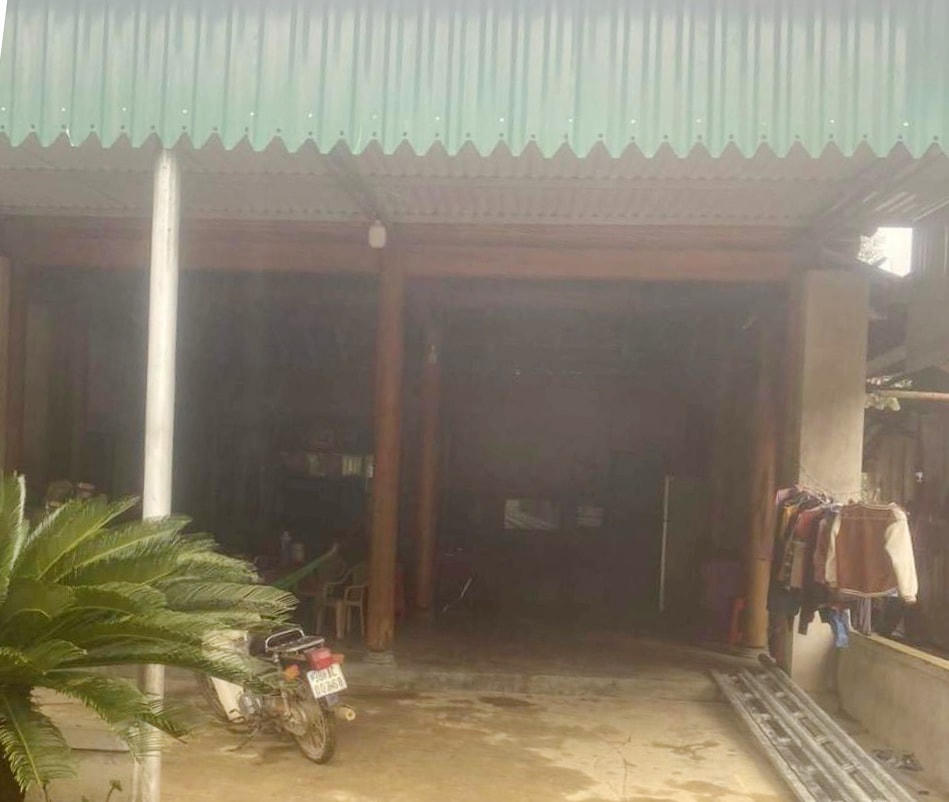Ngôi nhà anh Đinh Văn Định, nơi xảy ra sự việc.