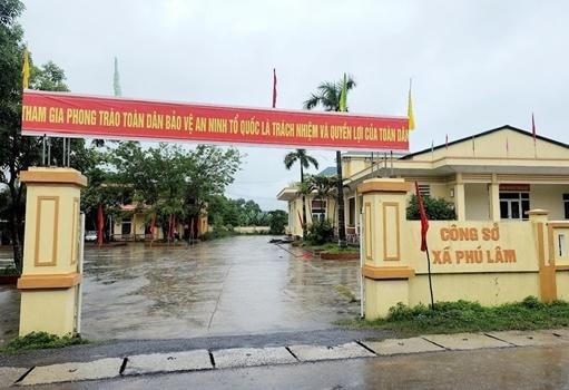 Trụ sở UBND xã Phú Lâm, nơi ông Nguyễn Khắc Anh từng công tác.