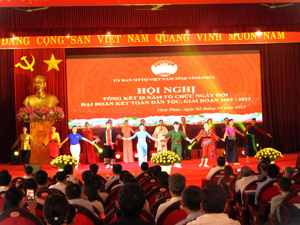 Vĩnh Phúc tổng kết 20 năm tổ chức Ngày hội Đại đoàn kết toàn dân tộc