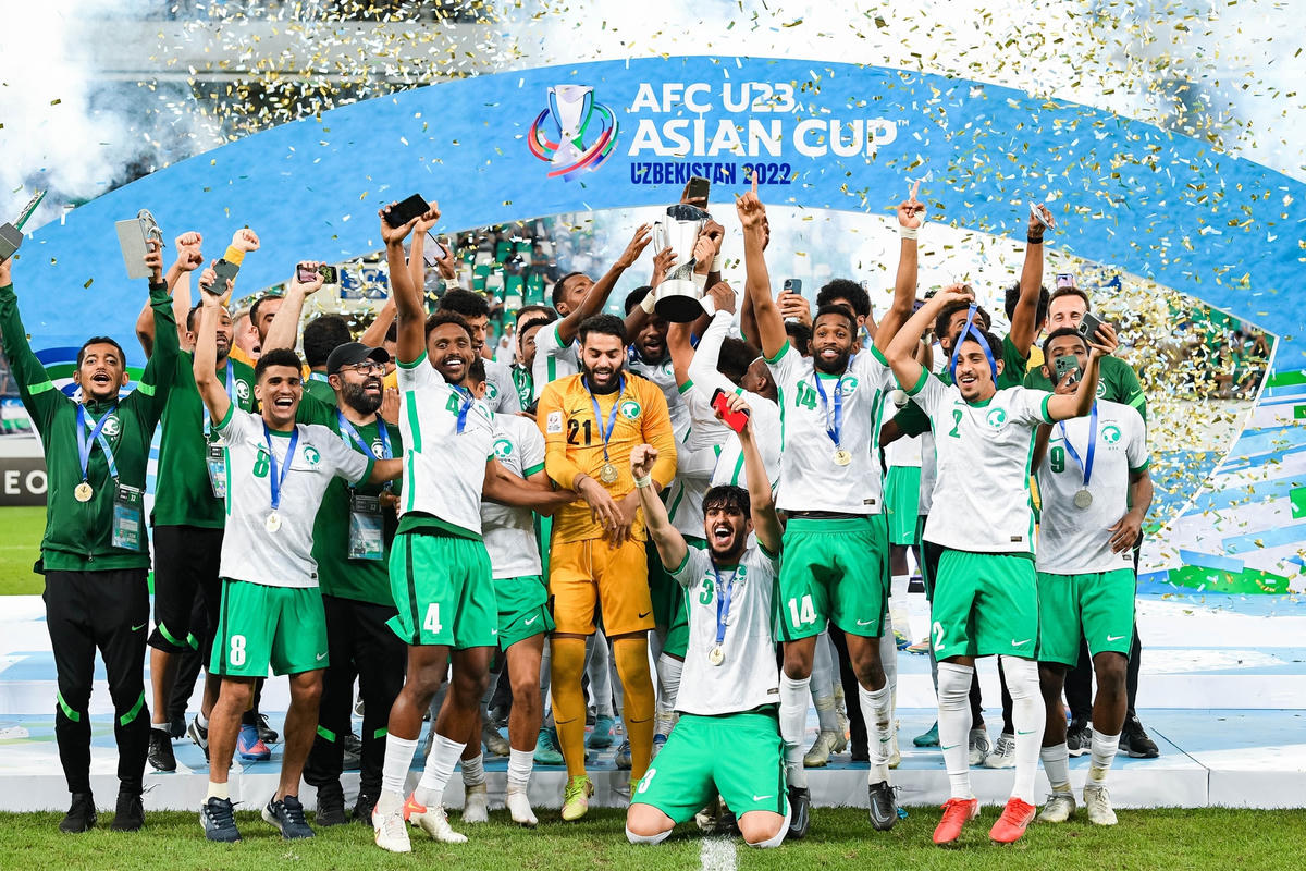 U23 Saudi Arabia vô địch U23 châu Á 2022 (Ảnh: AFC).