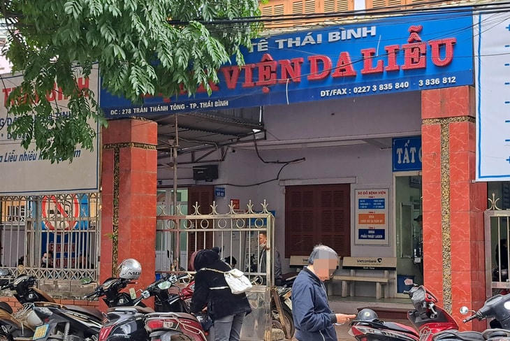 Bệnh viện Da liễu tỉnh Thái Bình.