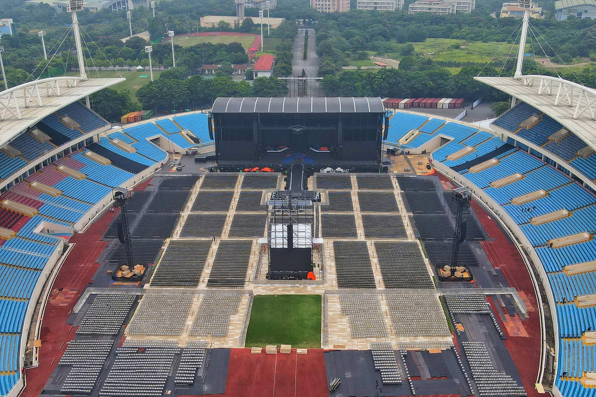 Concert Born Pink sẽ sử dụng tháp âm thanh delay khổng lồ, mang đến chất lượng âm thanh và trải nghiệm tốt nhất dành cho những khán giả ở khu vực CAT 3 - 5. 