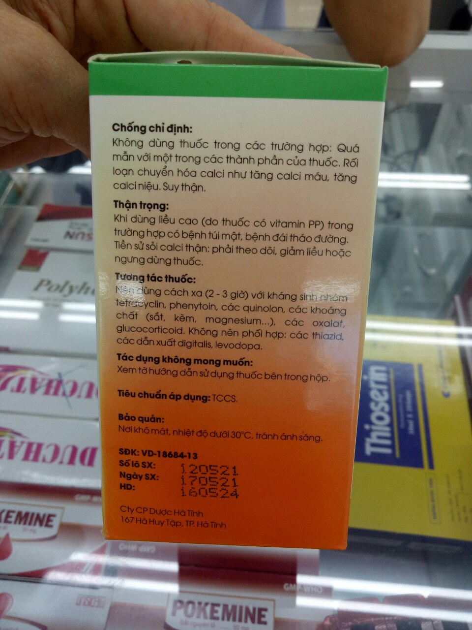 Số lô khác nhưng thành phần tương tự lô thuốc đã yêu cầu bị thu hồi.