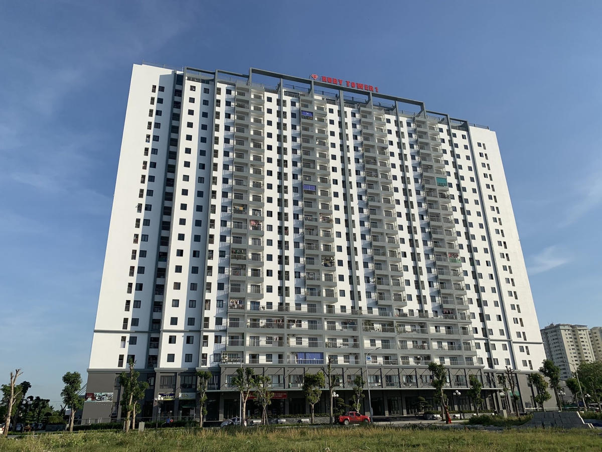 Chung cư Ruby Tower, nơi xảy ra vụ việc.