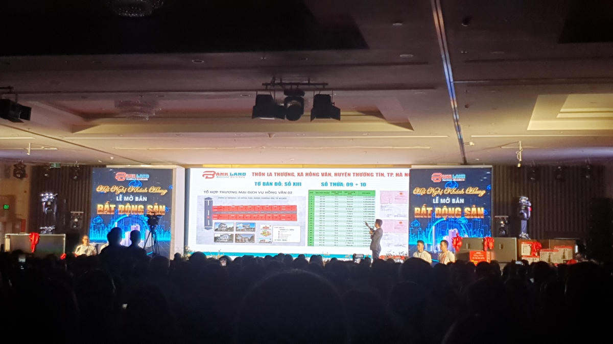 Dự án tại xã Hồng Vân, huyện Thường Tín được Bank Land mở bán với nhiều "hứa hẹn".