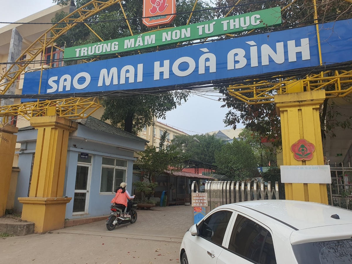 Trường mầm non tư thục Sao Mai Hòa Bình - đơn vị  thuộc sở hữu của Công ty Thành Biên đang nợ BHXH lên tới 1,8 tỷ đồng.