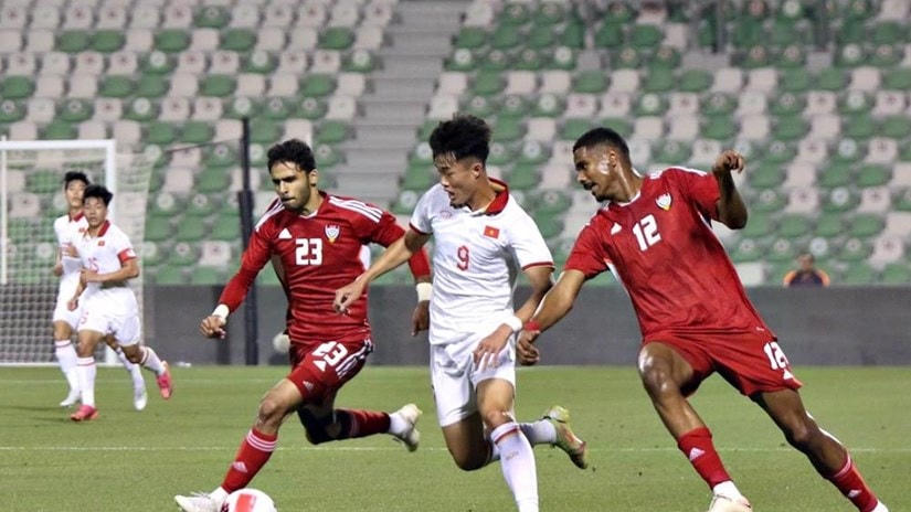 U23 Việt Nam tiếp tục thua đậm dưới thời huấn luyện viên Philippe Troussier. (Ảnh: VFF).